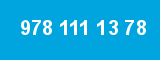 978 111 13 78